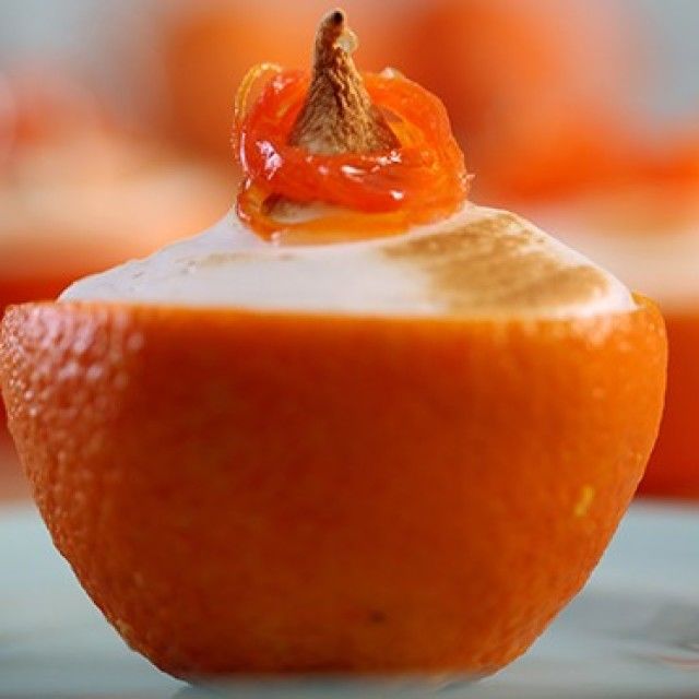 Mini trifle od naranče s ušećerenim mrkvama