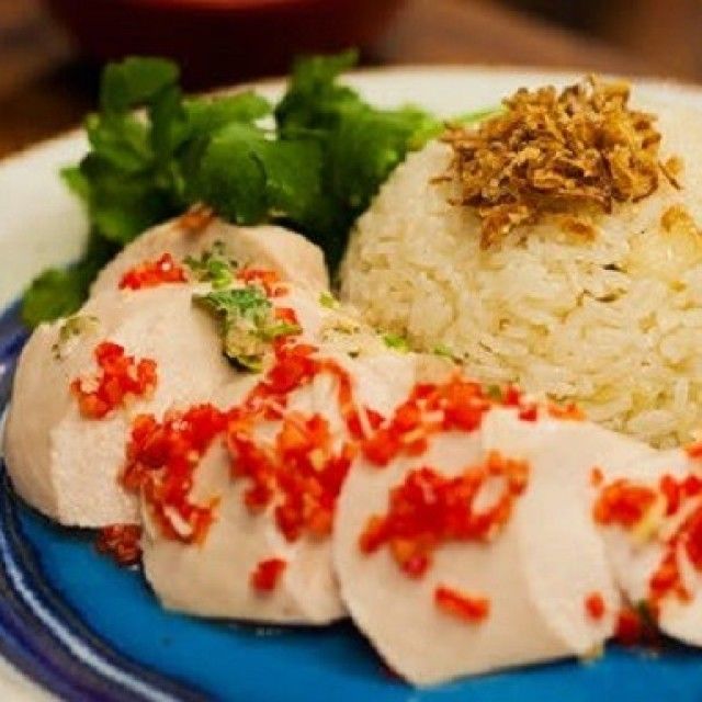 Hainanska riža s piletinom