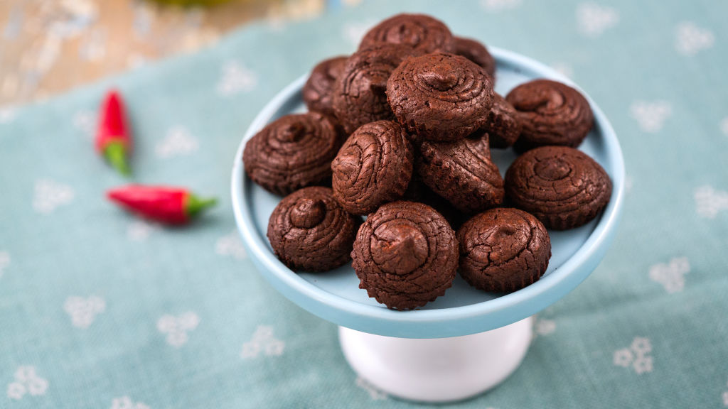 Čokoladni mini muffini s čilijem i maslinovim uljem